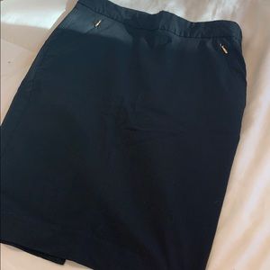 Black pencil skirt